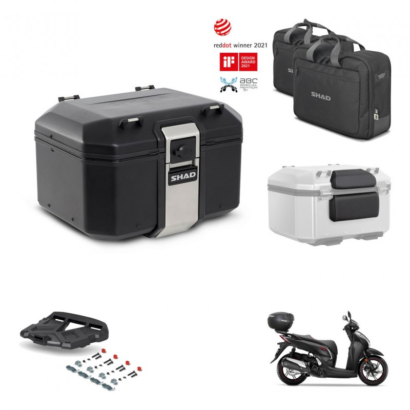 SHAD Rear trunk + grill mounting bracket accessories TR48 TERRA BLACK EDITION KIT-452819