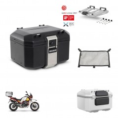 SHAD Baul trasero + soporte montaje parrilla accesorios TR48 TERRA BLACK EDITION KIT-452848