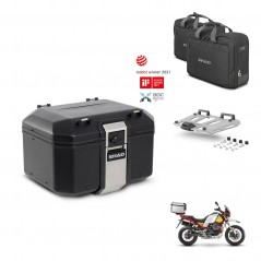 SHAD Baul trasero + soporte montaje parrilla accesorios TR48 TERRA BLACK EDITION KIT-452849