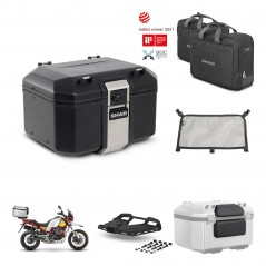 SHAD Baul trasero + soporte montaje parrilla accesorios TR48 TERRA BLACK EDITION KIT-452860