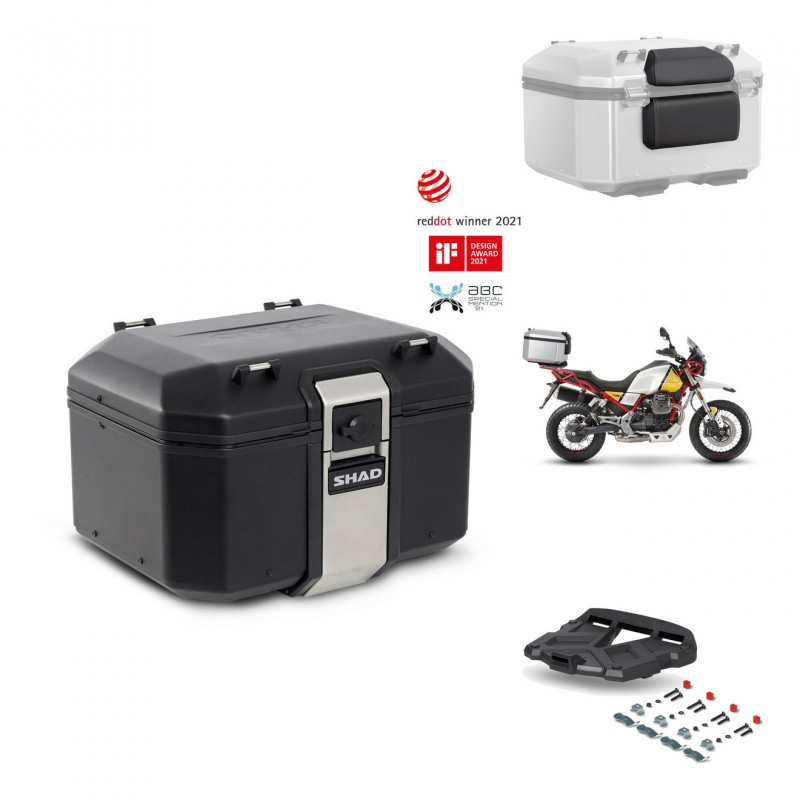 SHAD Rear trunk + grill mounting bracket accessories TR48 TERRA BLACK EDITION KIT-452861