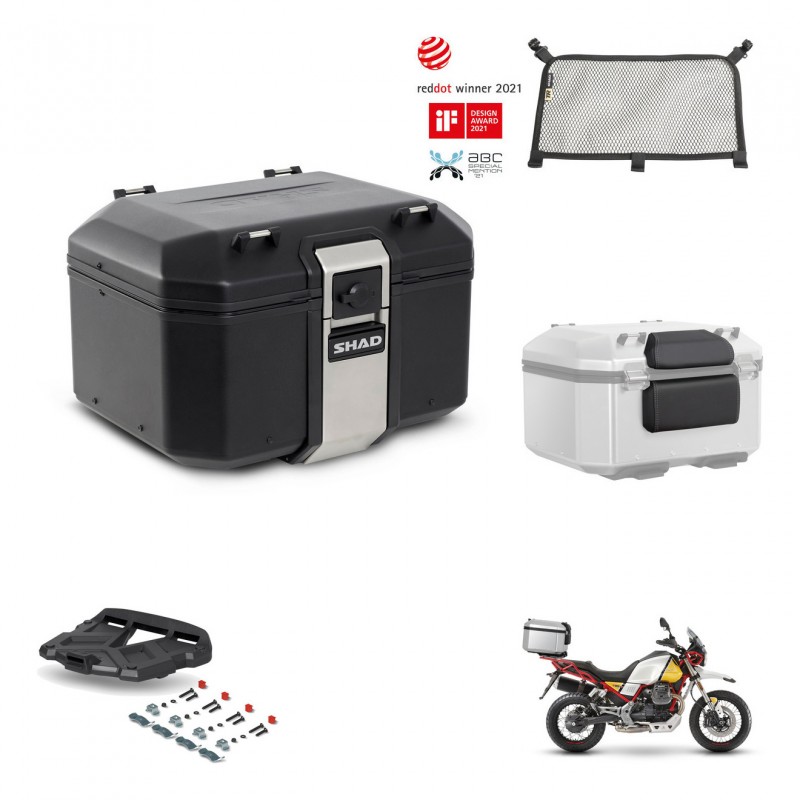 SHAD Rear trunk + grill mounting bracket accessories TR48 TERRA BLACK EDITION KIT-452863