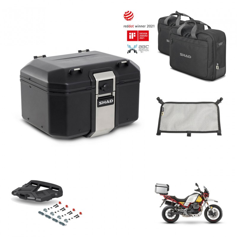 SHAD Rear trunk + grill mounting bracket accessories TR48 TERRA BLACK EDITION KIT-452866