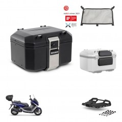SHAD Baul trasero + soporte montaje parrilla accesorios TR48 TERRA BLACK EDITION KIT-452925