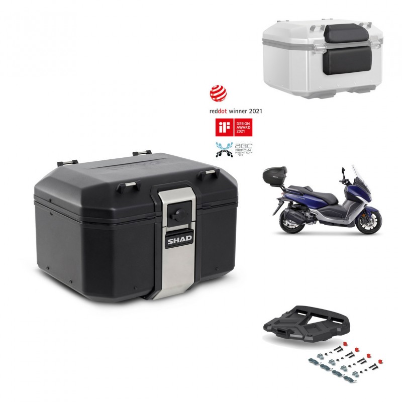 SHAD Rear trunk + grill mounting bracket accessories TR48 TERRA BLACK EDITION KIT-452930