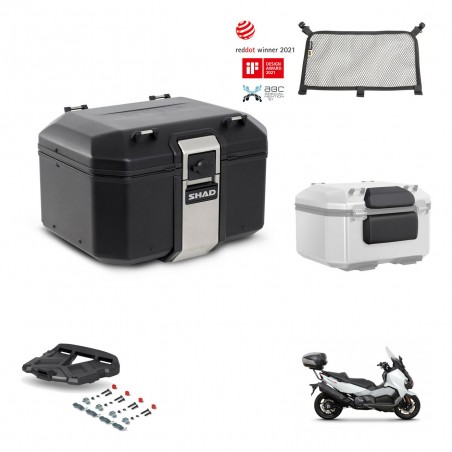 SHAD Baul trasero + parrilla soporte montaje accesorios TR48 TERRA BLACK EDITION KIT-452955