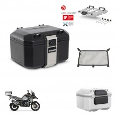 SHAD Rear trunk + mounting bracket grill accessories TR48 TERRA BLACK EDITION KIT-452986