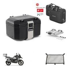 SHAD Baul trasero + soporte montaje parrilla accesorios TR48 TERRA BLACK EDITION KIT-452989