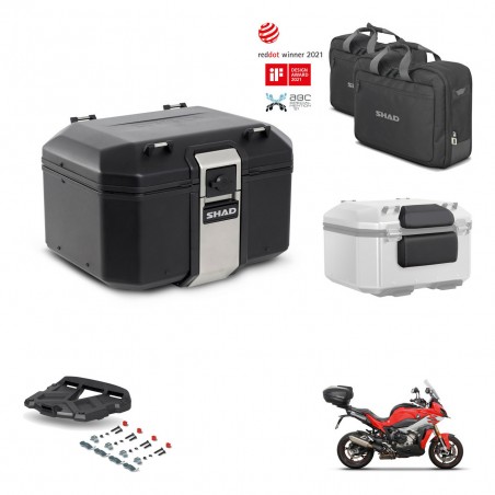 SHAD Rear trunk + grill mounting bracket accessories TR48 TERRA BLACK EDITION KIT-453049