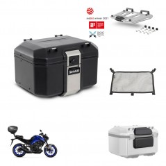 SHAD Baul trasero + soporte montaje parrilla accesorios TR48 TERRA BLACK EDITION KIT-453055