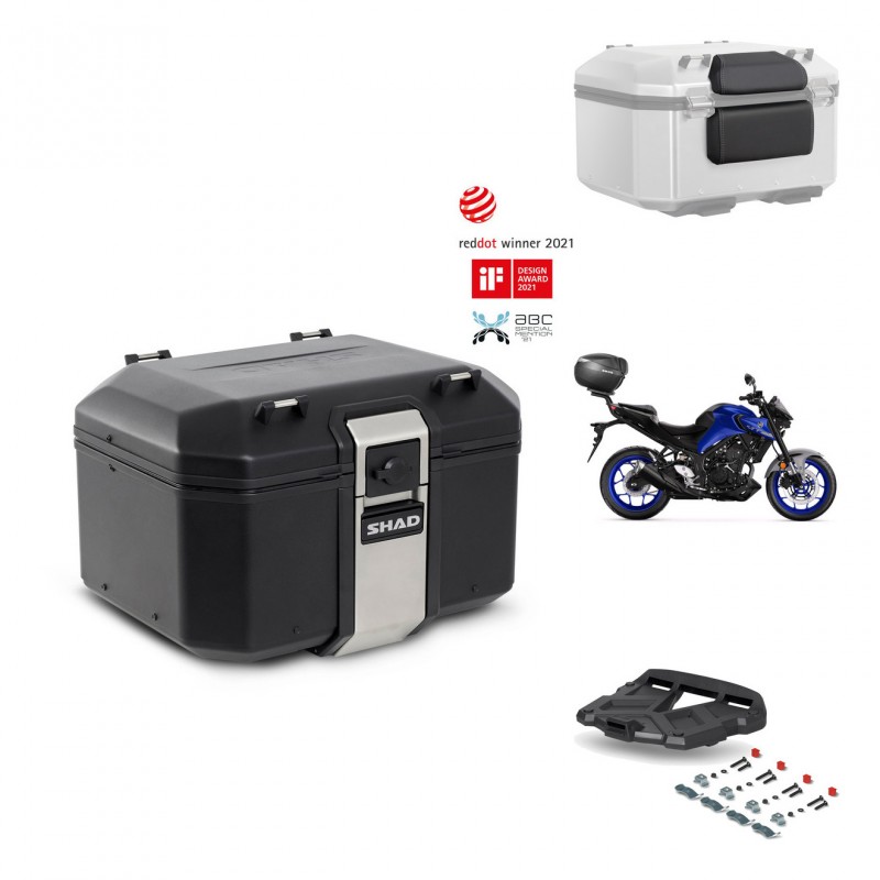 SHAD Rear trunk + grill mounting bracket accessories TR48 TERRA BLACK EDITION KIT-453068