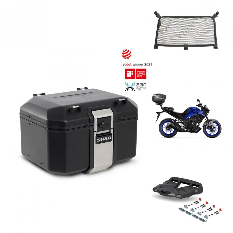 SHAD Rear trunk + grill mounting bracket accessories TR48 TERRA BLACK EDITION KIT-453069