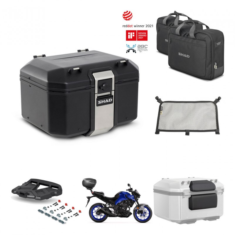 SHAD Rear trunk + grill mounting bracket accessories TR48 TERRA BLACK EDITION KIT-453074