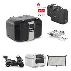 SHAD Rear trunk + mounting bracket grill accessories TR48 TERRA BLACK EDITION KIT-453105