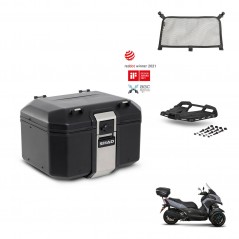 SHAD Baul trasero + soporte montaje parrilla accesorios TR48 TERRA BLACK EDITION KIT-453108