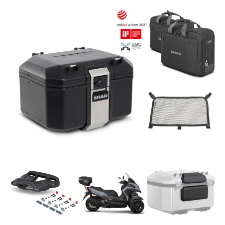 SHAD Baul trasero + parrilla soporte montaje accesorios TR48 TERRA BLACK EDITION KIT-453120