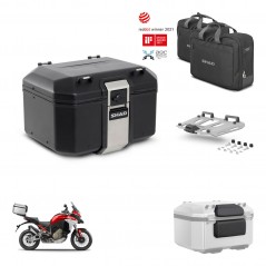 SHAD Rear trunk + mounting bracket grill accessories TR48 TERRA BLACK EDITION KIT-453149