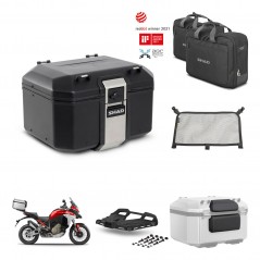 SHAD Baul trasero + soporte montaje parrilla accesorios TR48 TERRA BLACK EDITION KIT-453159