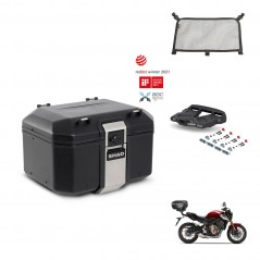 SHAD Rear trunk + mounting bracket grill accessories TR48 TERRA BLACK EDITION KIT-453184