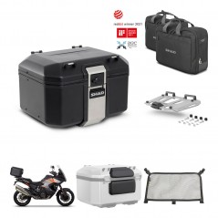 SHAD Rear trunk + mounting bracket grill accessories TR48 TERRA BLACK EDITION KIT-453197