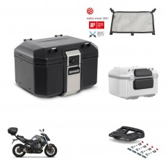 SHAD Rear trunk + mounting bracket grill accessories TR48 TERRA BLACK EDITION KIT-453323