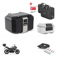 SHAD Rear trunk + mounting bracket grill accessories TR48 TERRA BLACK EDITION KIT-453325