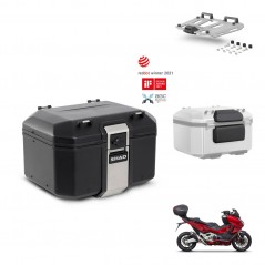 SHAD Rear trunk + mounting bracket grill accessories TR48 TERRA BLACK EDITION KIT-453352