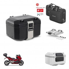 SHAD Rear trunk + mounting bracket grill accessories TR48 TERRA BLACK EDITION KIT-453356