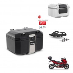 SHAD Rear trunk + mounting bracket grill accessories TR48 TERRA BLACK EDITION KIT-453360
