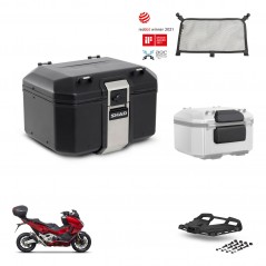 SHAD Rear trunk + mounting bracket grill accessories TR48 TERRA BLACK EDITION KIT-453362