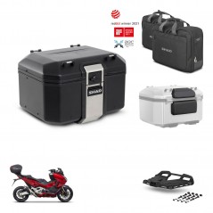 SHAD Rear trunk + mounting bracket grill accessories TR48 TERRA BLACK EDITION KIT-453364