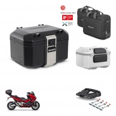 SHAD Baul trasero + soporte montaje parrilla accesorios TR48 TERRA BLACK EDITION KIT-453371