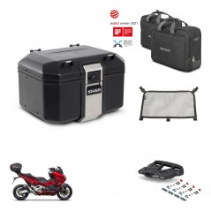 SHAD Rear trunk + mounting bracket grill accessories TR48 TERRA BLACK EDITION KIT-453372