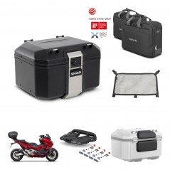 SHAD Rear trunk + mounting bracket grill accessories TR48 TERRA BLACK EDITION KIT-453373