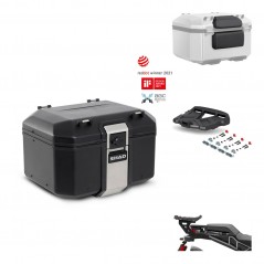 SHAD Rear trunk + mounting bracket grill accessories TR48 TERRA BLACK EDITION KIT-453390