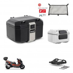 SHAD Rear trunk + mounting bracket grill accessories TR48 TERRA BLACK EDITION KIT-453454