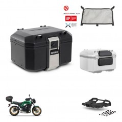 SHAD Baul trasero + soporte montaje parrilla accesorios TR48 TERRA BLACK EDITION KIT-453477