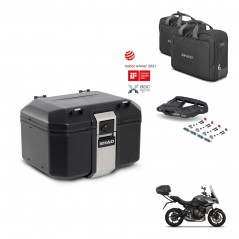 SHAD Rear trunk + mounting bracket grill accessories TR48 TERRA BLACK EDITION KIT-453554