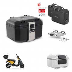 SHAD Rear trunk + mounting bracket grill accessories TR48 TERRA BLACK EDITION KIT-453586