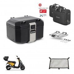 SHAD Rear trunk + mounting bracket grill accessories TR48 TERRA BLACK EDITION KIT-453587