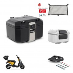 SHAD Rear trunk + mounting bracket grill accessories TR48 TERRA BLACK EDITION KIT-453599