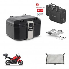 SHAD Rear trunk + mounting bracket grill accessories TR48 TERRA BLACK EDITION KIT-453633