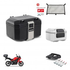 SHAD Rear trunk + mounting bracket grill accessories TR48 TERRA BLACK EDITION KIT-453645