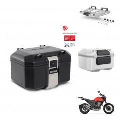 SHAD Baul trasero + soporte montaje parrilla accesorios TR48 TERRA BLACK EDITION KIT-453651