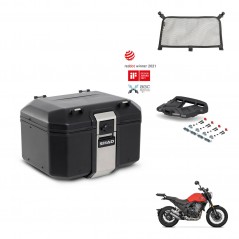 SHAD Rear trunk + mounting bracket grill accessories TR48 TERRA BLACK EDITION KIT-453667