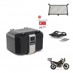 SHAD Baul trasero + soporte montaje parrilla accesorios TR48 TERRA BLACK EDITION KIT-453683