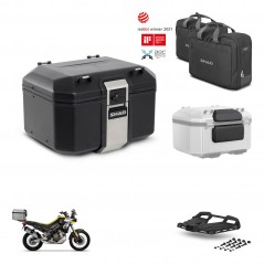 SHAD Baul trasero + soporte montaje parrilla accesorios TR48 TERRA BLACK EDITION KIT-453686
