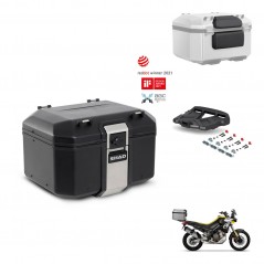 SHAD Baul trasero + soporte montaje parrilla accesorios TR48 TERRA BLACK EDITION KIT-453689