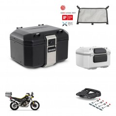 SHAD Rear trunk + mounting bracket grill accessories TR48 TERRA BLACK EDITION KIT-453691
