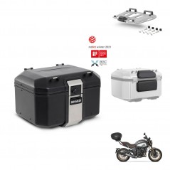 SHAD Rear trunk + mounting bracket grill accessories TR48 TERRA BLACK EDITION KIT-453720